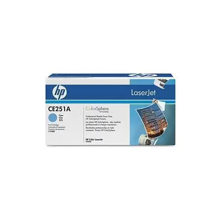(CE251A) HP LASERJET TONER CIAN  CP 3525 - 504 A