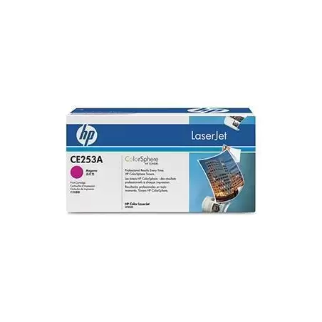 (CE253A) HP LASERJET TONER MAGENTA CP 3525 - 504 A