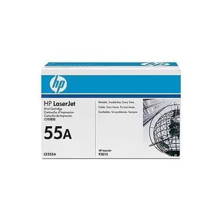 (CE255A) HP TONER NEGRO LASERJET P3011/P3015 - 55A