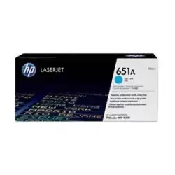 (CE341A) HP LASERJET INTERPRISE 700MFP/M775 TONER CIAN 651A