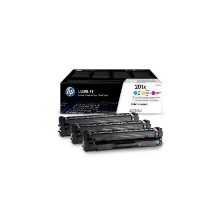 (CF253XM) HP LASERJET PRO M252N 201X PACK 3 TONER ALTA CAPACIDAD CYAN/MAGENTA/YELLOW