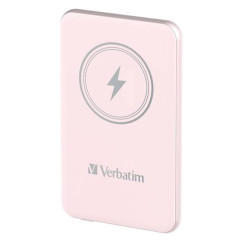 (32243) VERBATIM CARGADOR INALAMBRICO POWER BANK 5K MAH 1XUSB-C ROSA
