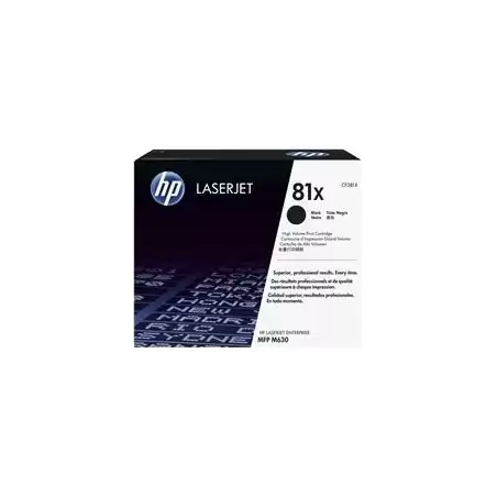 (CF281X) HP LASERJET M605 TONER NEGRO ALTA 81X 25.000 PÁGINAS ALTA CAPACIDAD