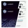 (CF287XD) HP TONER NEGRO LASERJET ENTERPRISE M506DN/M527 PACK 2 -  87X ALTA CAPACIDAD