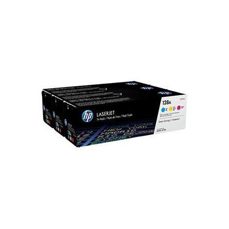 (CF371AM) HP TONER LASER TRICOLOR 128A PACK 3 (CE321-CE322-CE323)