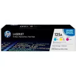 (CF373AM) HP TONER LASER TRICOLOR 125A PACK 3 (CB541-CB542-CB543)
