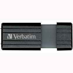 (49071) VERBATIM PENDRIVE STORE'N'GO PINSTRIPE 128GB HI-SPEED RETRÁCTIL USB 2.0 NEGRO