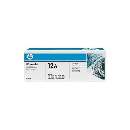 (Q2612AD) HP TONER NEGRO LASERJET 1010/1012/1020/1015/3015/3020/3030/3050/3052/3055 - 12A (PACK 2)