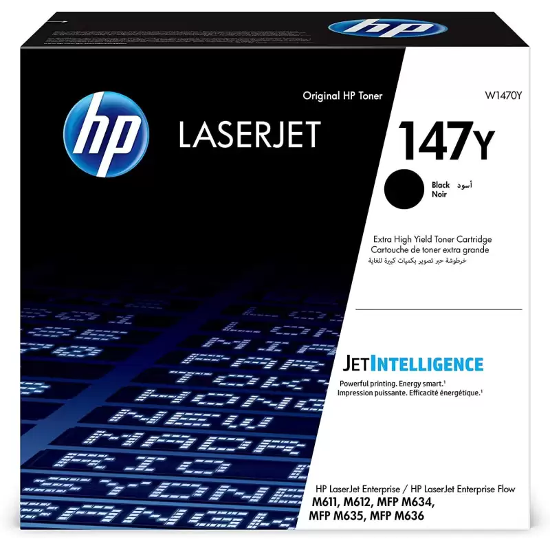 (W1470Y) HP TONER NEGRO LASER M611