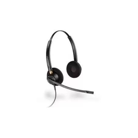 (89434-02) HP POLY AURICULARES DE DIADEMA BIAURAL C/ MICRÓFONO CABLE ENCOREPRO HW520 NEGRO