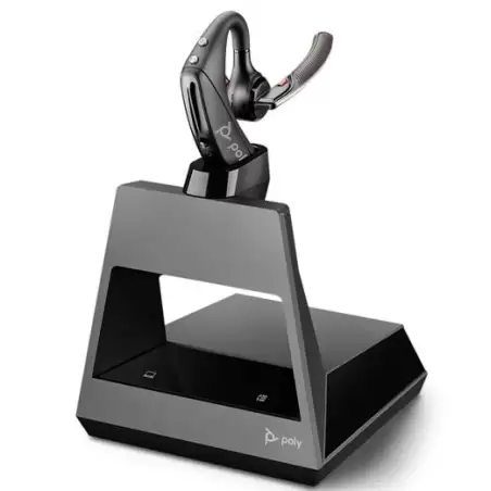 (8R710AA) HP POLY AURICULAR VOYAGER 5200 OFFICE MONOAURAL C/ MICRÓFONO USB-A BLUETOOTH NEGRO