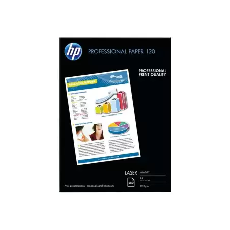 (7MV82A) HP PAPEL BLANCO LASER GLOSSY PROFESSIONAL A4 120GR 250HOJAS