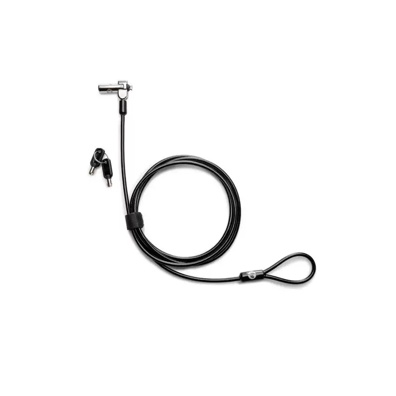(1AJ39AA) HP CABLE DE SEGURIDAD CON LLAVE PARA PORTÁTIL NEGRO