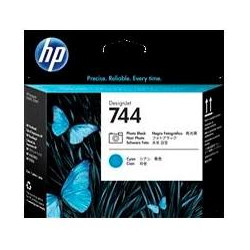 (F9J86A) HP CABEZAL FOTO NEGRO Y CIAN DESIGNJET 744
