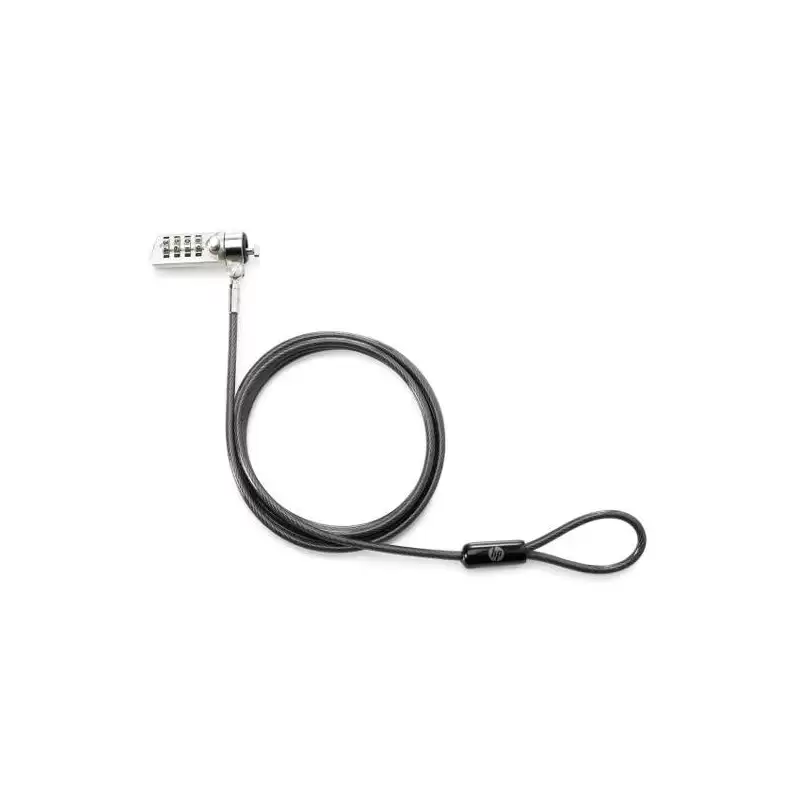 (T0Y16AA) HP CABLE DE SEGURIDAD CON COMBINACION PARA PORTÁTIL NEGRO