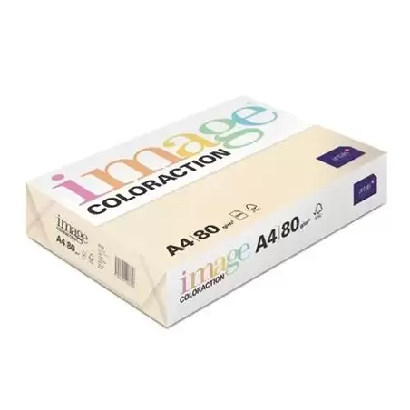 (380903) IMAGE PAPEL REPROGRÁFICO COLORACTION DIN A4 80GR PAQUETE 500H DUNE/SALMÓN ARENA -CAJA 5 UD-