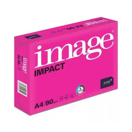 (433668) IMAGE PAPEL IMPACT DIN A4 90GR PAQUETE 500H BLANCO