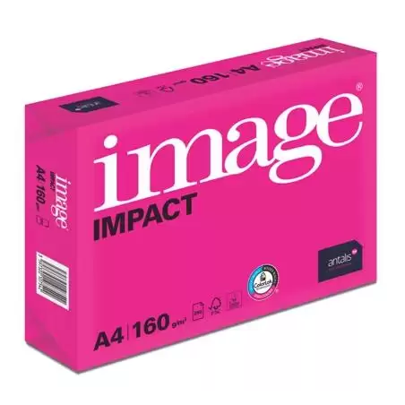 (433718) IMAGE PAPEL IMPACT DIN A4 160GR PAQUETE 250H BLANCO