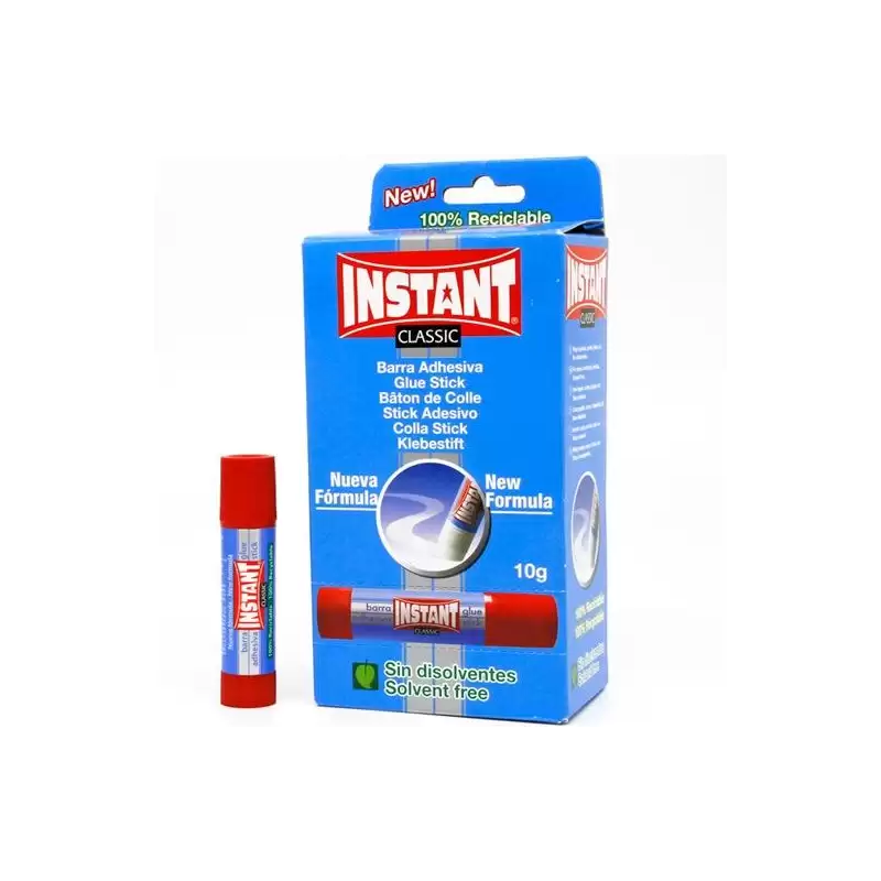 (11311) INSTANT PEGAMENTO EN BARRA CLASSIC 10GR SIN DISOLVENTES