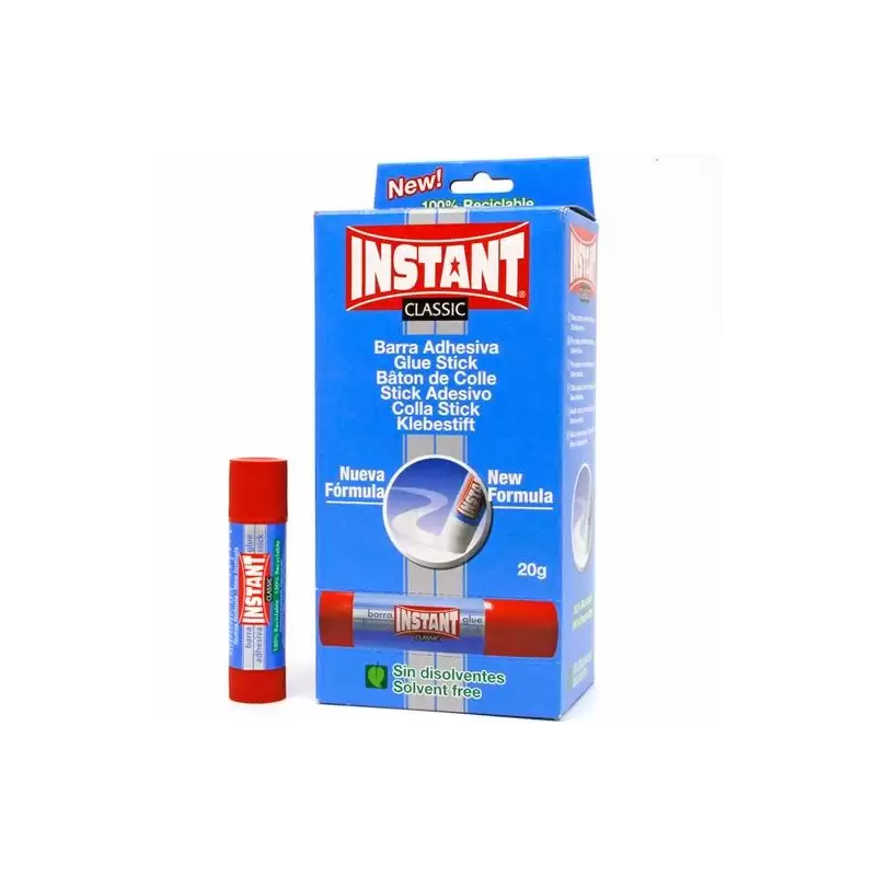 (12311) INSTANT PEGAMENTO EN BARRA CLASSIC 20GR SIN DISOLVENTES