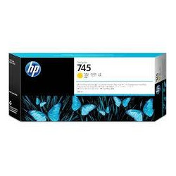 (F9K02A) HP TINTA AMARILLO DESIGNJET 745 *ALTA CAPACIDAD*