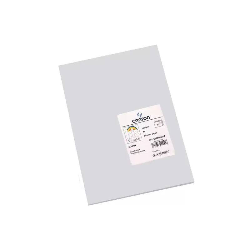 (C200040177) IRIS CARTULINA 210X297MM 185GR GRIS PERLA -50U-