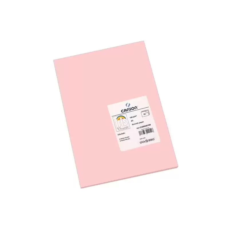 (C200040189) IRIS CARTULINA 297X420MM 185GR ROSA -50U-
