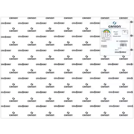 (C200040218) IRIS CARTULINA 50X65CM 185GR BLANCO -25U-