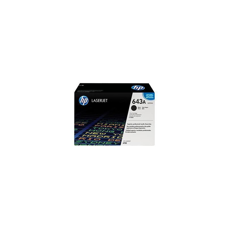 (Q5950A) HP TONER NEGRO LASERJET COLOR 4700 - 643 A