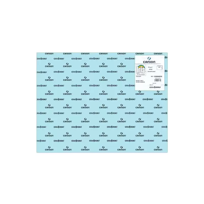 (C200040232) IRIS CARTULINA 50X65CM 185GR AZUL CIELO -25U-