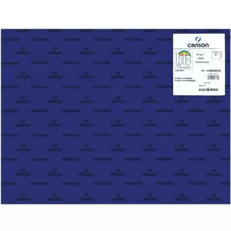 (C200040235) IRIS CARTULINA 50X65CM 185GR AZUL ULTRAMAR -25U-