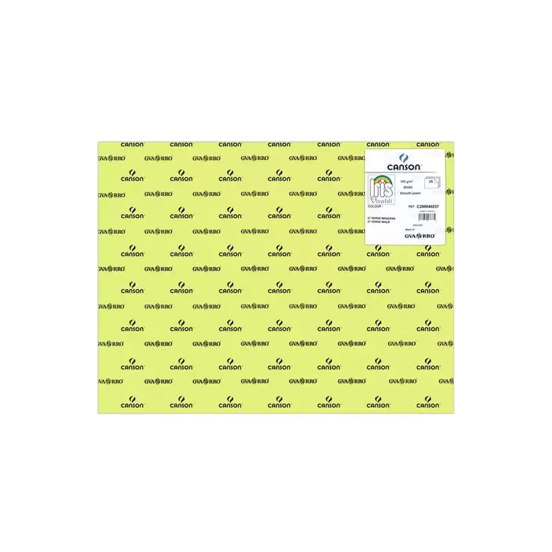 (C200040237) IRIS CARTULINA 50X65CM 185GR VERDE MANZANA -25U-