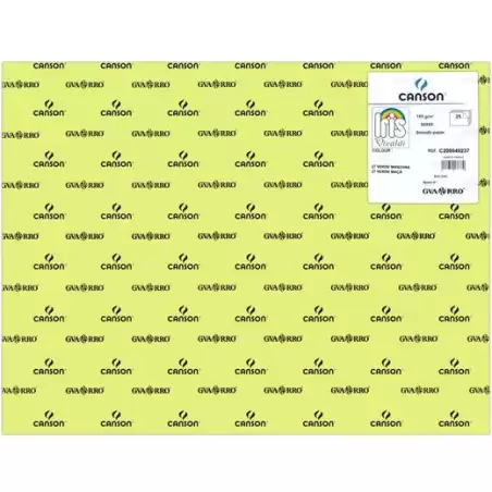 (C200040237) IRIS CARTULINA 50X65CM 185GR VERDE MANZANA -25U-
