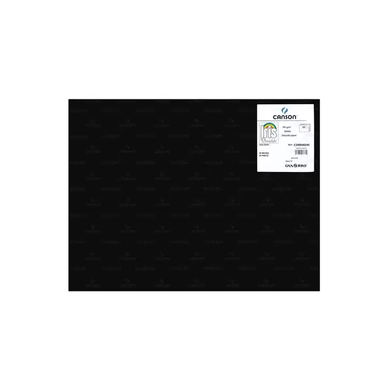 (C200040245) IRIS CARTULINA 50X65CM 185GR NEGRO -25U-