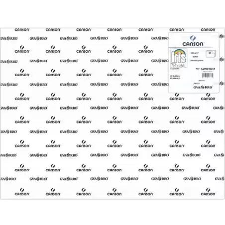 (C200040354) IRIS CARTULINA 50X65CM 240GR BLANCO -25U-