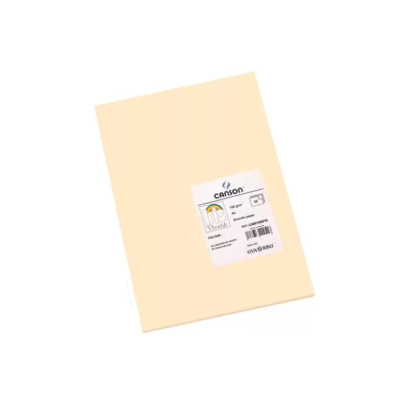 (C400108016) IRIS CARTULINA 210X297MM 185GR CASCARA DE HUEVO -50U-