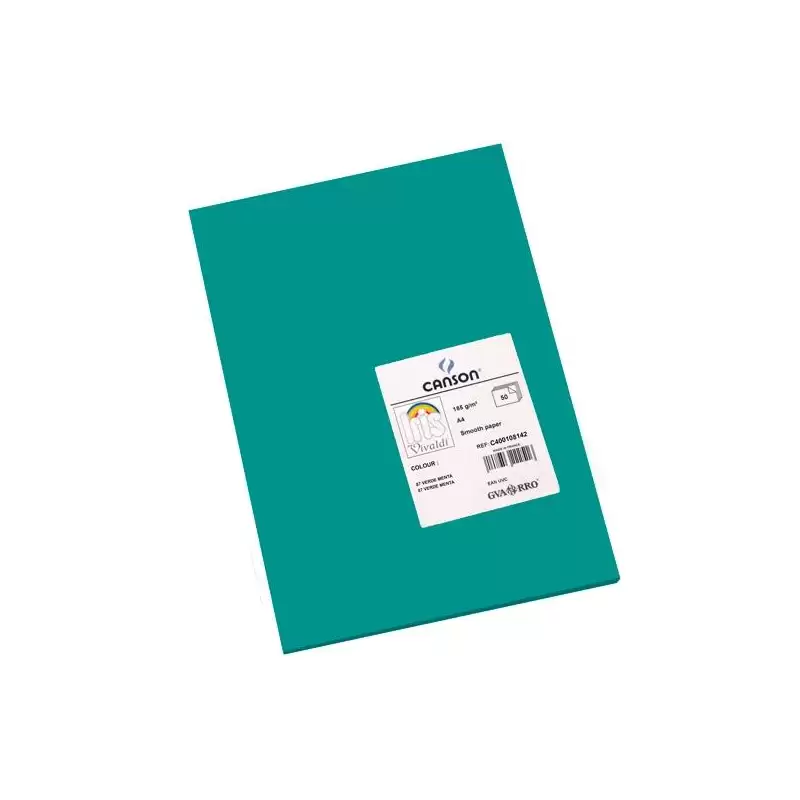 (C400108142) IRIS CARTULINA 210X297MM 185GR VERDE MENTA -50U-