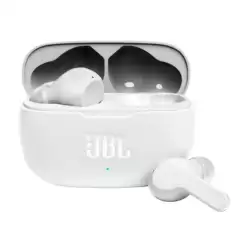 (WAVE200TWS/WH) JBL AURICULARES INALÁMBRICOS BLUETOOTH CON MICROFONO BLANCO