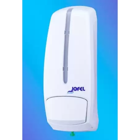 (AC96000) JOFEL DISPENSADOR DE JABON / HIDROALCOHOL SMART RELLENABLE 1L ABS BLANCO
