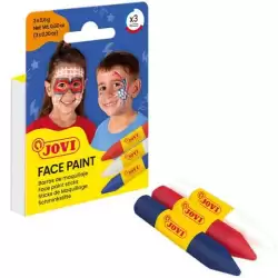 (175AD) JOVI MAQUILLAJE ESTUCHE 3 BARRAS ADVENTURE