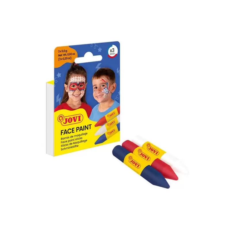 (175AD) JOVI MAQUILLAJE ESTUCHE 3 BARRAS ADVENTURE