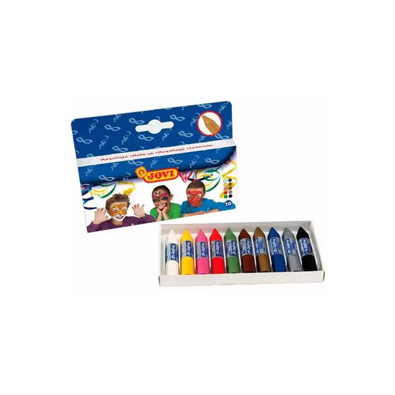 (176) JOVI ESTUCHE 10 BARRAS DE MAQUILLAJE EN BARRA 5