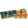 (405) JOVI PLASTILINA BOTE 110GR SOFT DOUGH BLANDIVER COLORES SURTIDOS ESTUCHE 5 UD