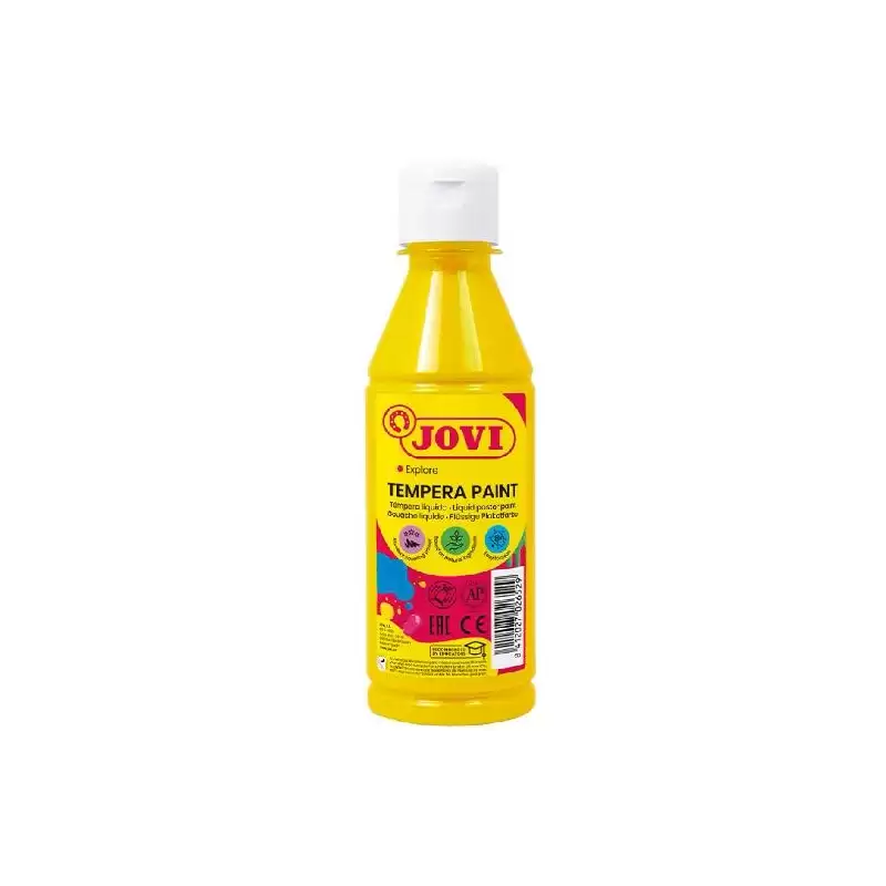 (50202) JOVI TÉMPERA LÍQUIDA AMARILLO BOTELLA DE 250ML