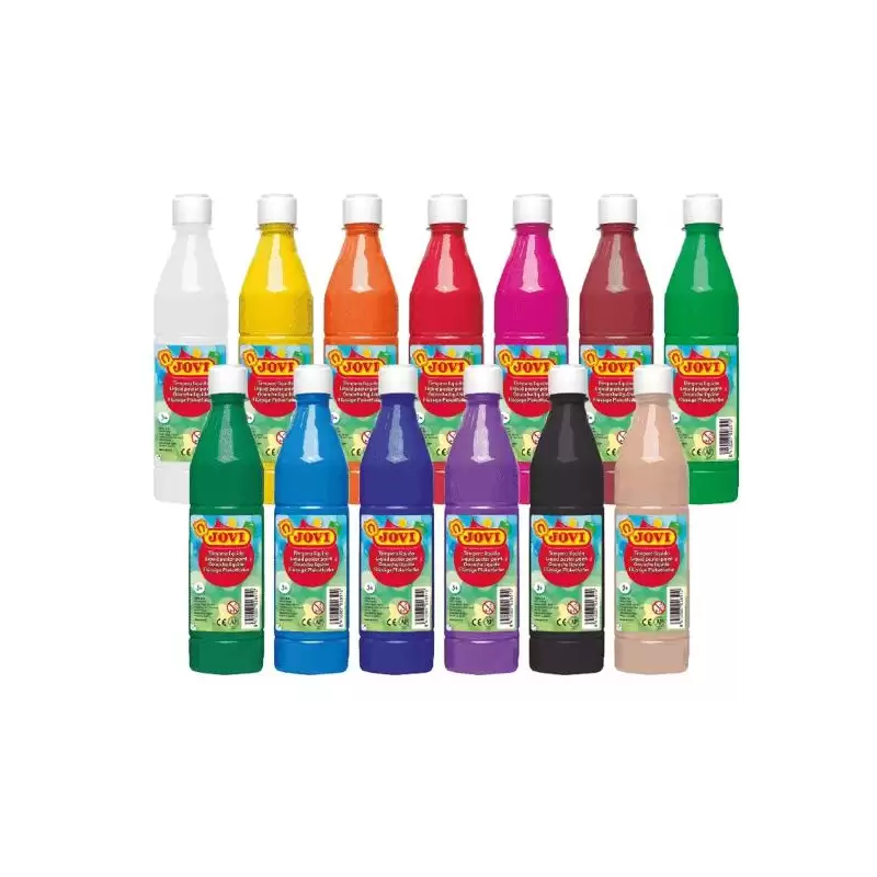 (50608) JOVI TÉMPERA LÍQUIDA SCHOOL MAGENTA BOTELLA DE 500ML