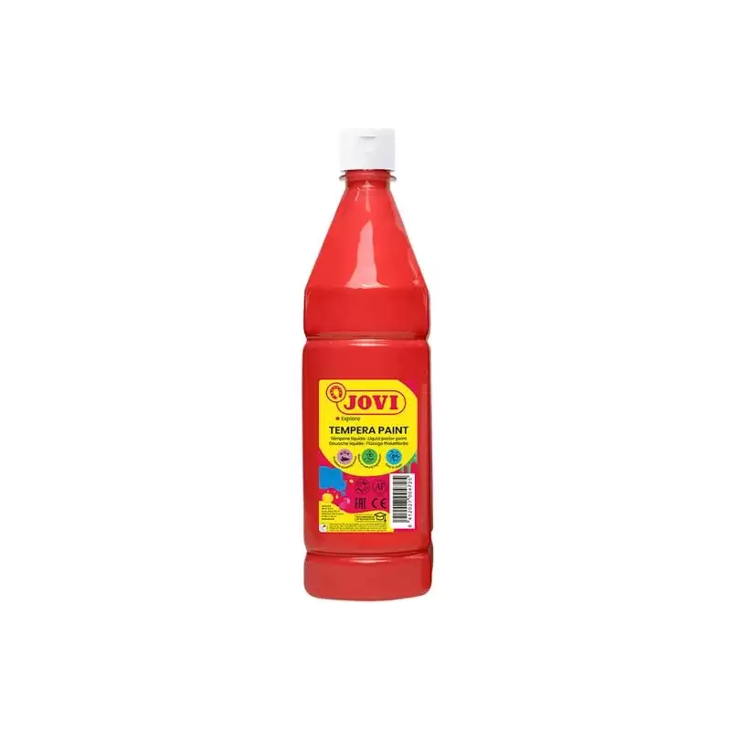 (51107) JOVI TÉMPERA LÍQUIDA PAINT BERMELLÓN BOTELLA 1000ML