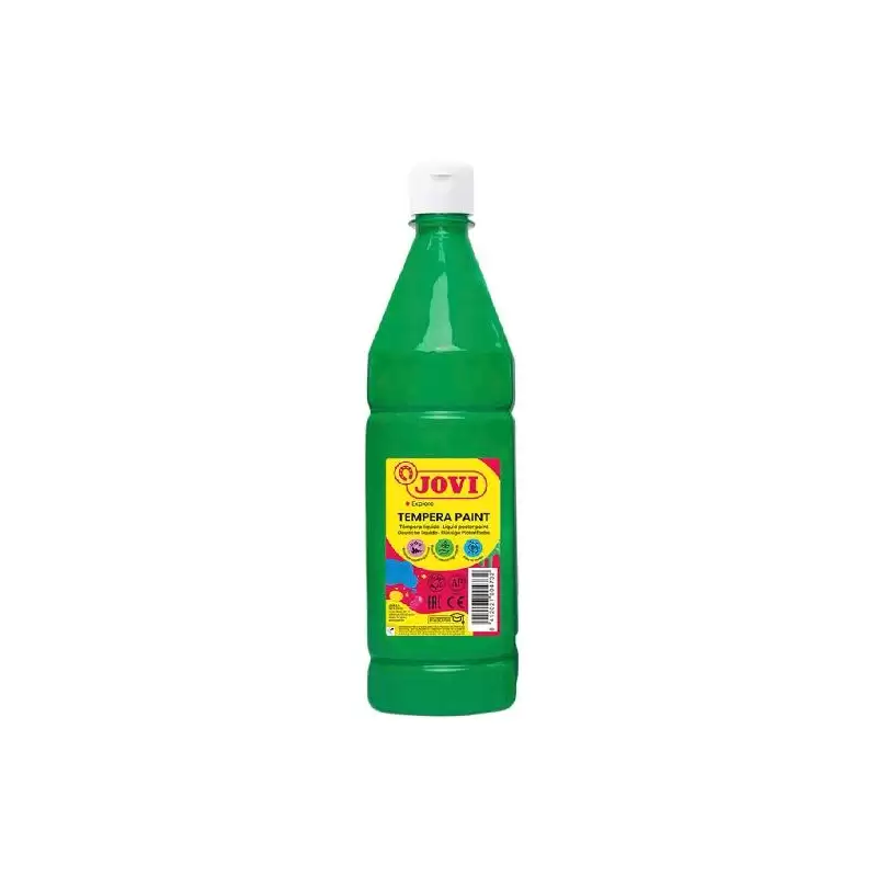 (51117) JOVI TÉMPERA LÍQUIDA PAINT VERDE MEDIO BOTELLA 1000ML