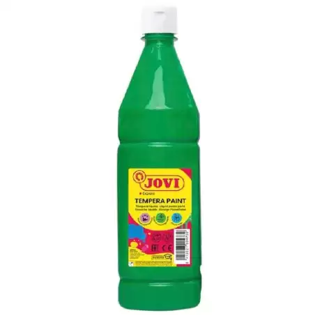(51117) JOVI TÉMPERA LÍQUIDA PAINT VERDE MEDIO BOTELLA 1000ML