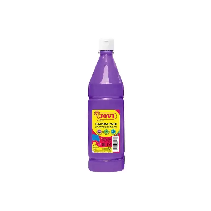 (51123) JOVI TÉMPERA LÍQUIDA PAINT VIOLETA BOTELLA 1000ML