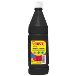 (51130) JOVI TÉMPERA LÍQUIDA PAINT NEGRO BOTELLA 1000ML